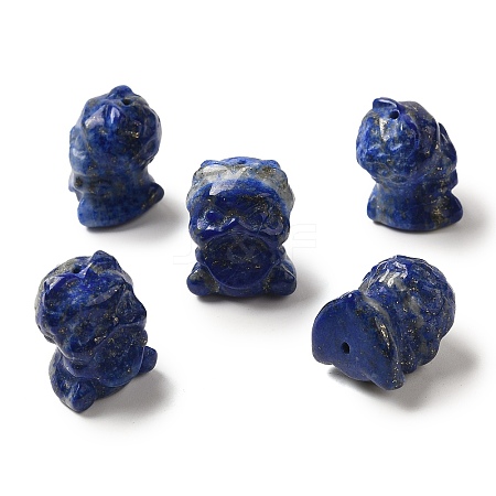 Natural Lapis Lazuli Carved Beads G-P550-10-1