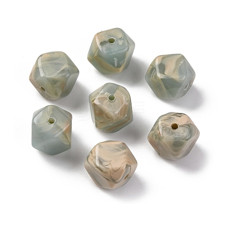 Acrylic Beads X-OACR-Z025-05-1