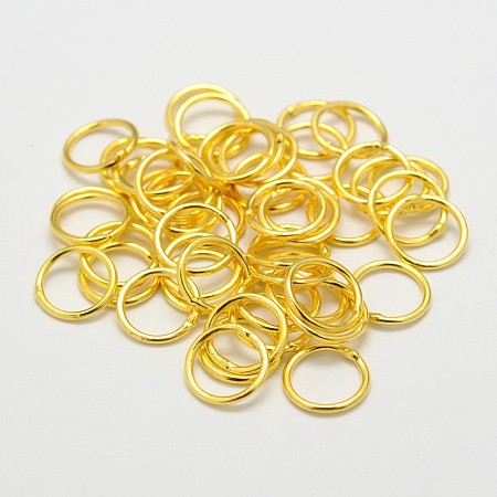 Brass Round Rings KK-WH0084-05A-G-1