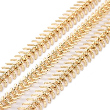 Brass Fishbone Chain LS-CHC-E027-01G-02-1