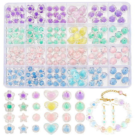   Transparent Acrylic Beads TACR-PH0001-73-1