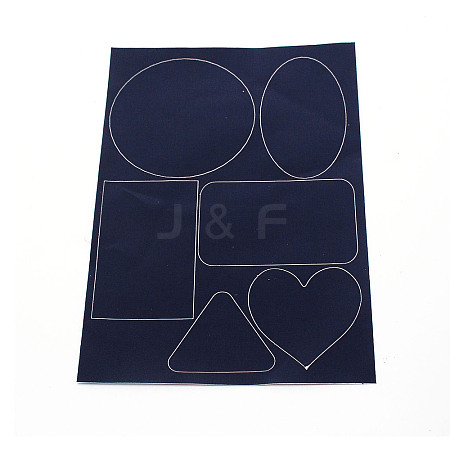 Nylon Self-Adhesive Cloth Iron On/Sew On Patches LS-DIY-WH0196-22A-1