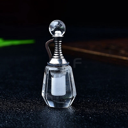 Natural Quartz Crystal Perfume Bottles PW-WGACEC4-06-1