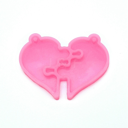 Valentine's Day Theme Pendant Silicone Molds DIY-TAC0005-97-1