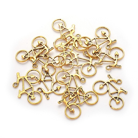 Tibetan Style Alloy Pendants TIBEP-21224-AG-RS-1