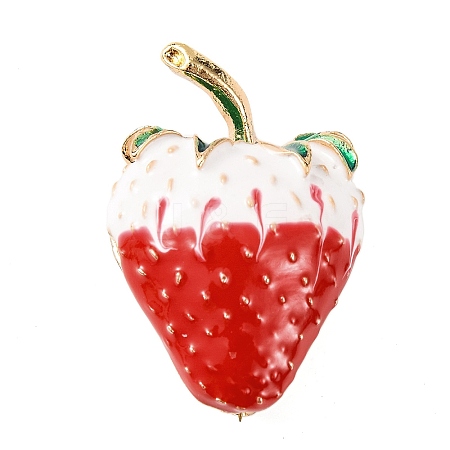 KC Gold Plated Alloy Fruit Brooches JEWB-L017-02KCG-02-1