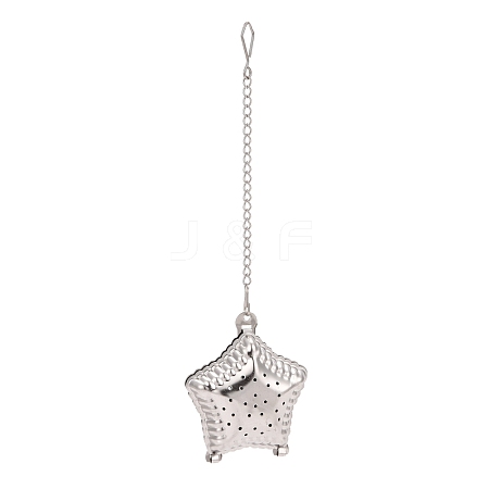 Tarnish Resistant 304 Stainless Steel Tea Infuser AJEW-D048-05P-1