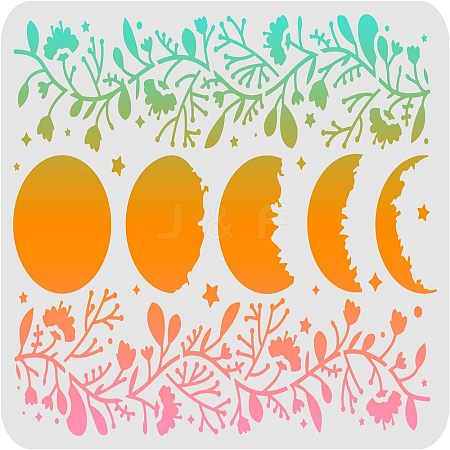 Plastic Reusable Drawing Painting Stencils Templates DIY-WH0202-258-1