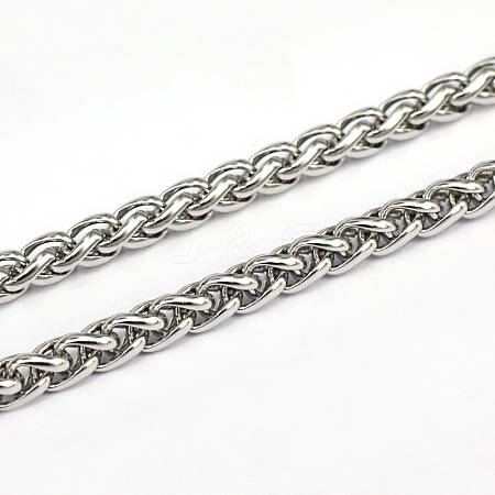 304 Stainless Steel Wheat Chains CHS-L001-30-5mm-1