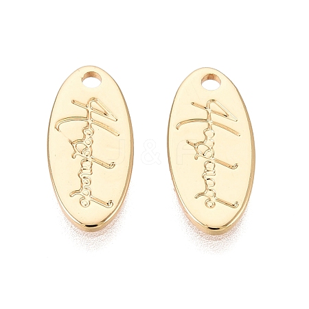 Brass Pendants KK-N288-04G-1