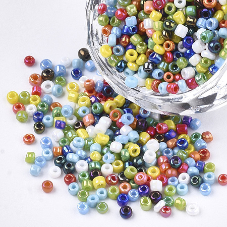 Opaque Glass Seed Beads SEED-S023-01B-M-1