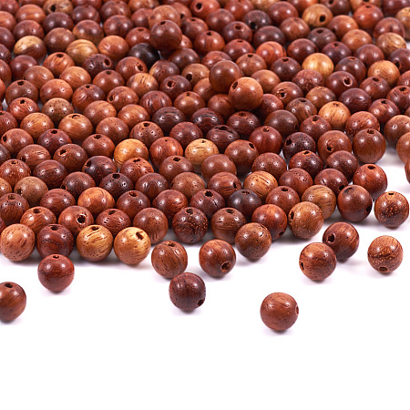 Natural Scentedros Wood Beads WOOD-TA0001-34-1