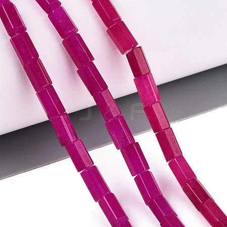 Dyed Natural Malaysia Jade Beads Strands GG-N002-01A-19-1