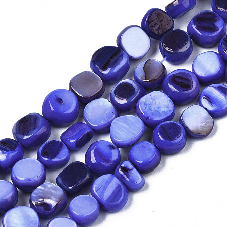 Natural Trochid Shell/Trochus Shell Beads Strands SHEL-S258-083-B03-1