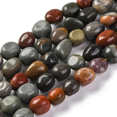 Natural Ocean Jasper Beads Strands G-G146-A12-01-1