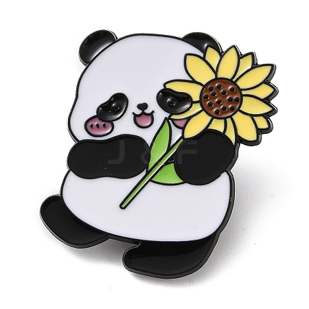 Panda Theme Enamel Pins JEWB-B030-03B-EB-1