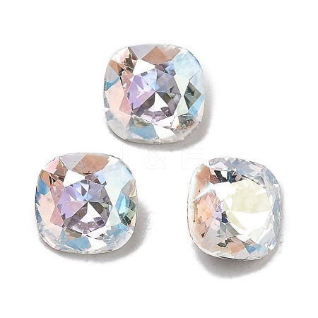 K9 Glass Rhinestone Cabochons GLAA-H034-04B-001TR-1