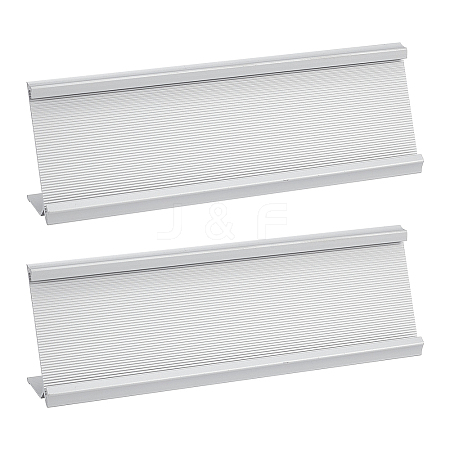 L-shaped Aluminum Alloy Name Brand Holders AJEW-WH0009-89-1