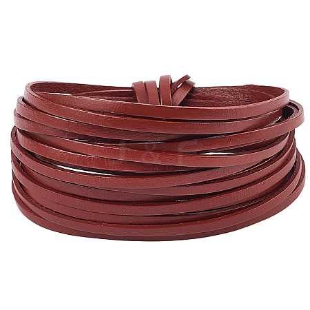 5M Cowhide Leather Cords for DIY Craft WL-GF0001-25A-04-1