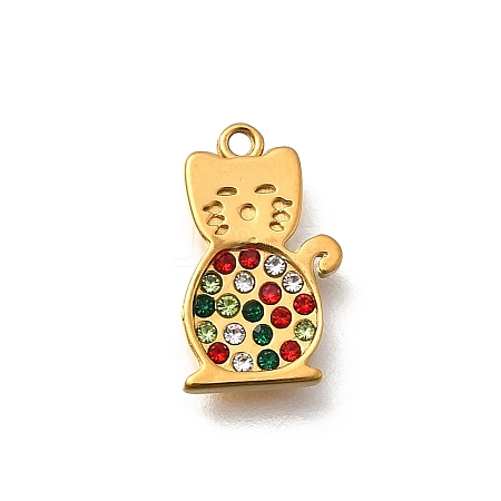 304 Stainless Steel Pendants STAS-Z160-08G-04-1