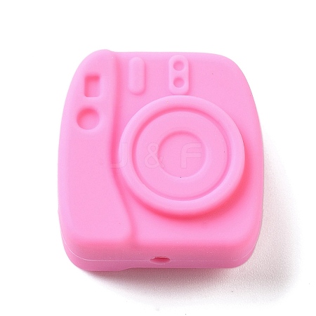 Camera Food Grade Eco-Friendly Silicone Focal Beads SIL-C007-16E-1