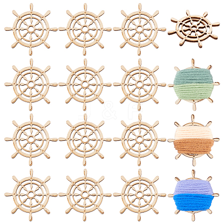 20Pcs Wood Thread Winding Boards FIND-PH0023-31B-1