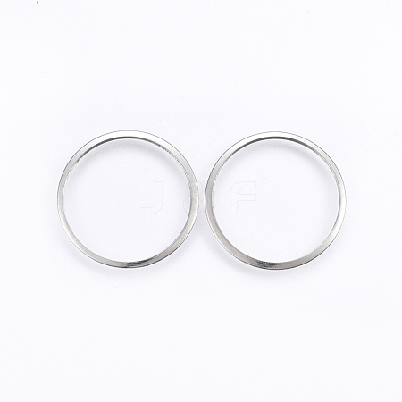 Tarnish Resistant 201 Stainless Steel Linking Rings STAS-E437-22B-P-1