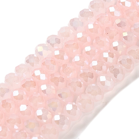 Baking Electroplate Glass Beads Strands LS-DGLA-A039-J10mm-B14-1