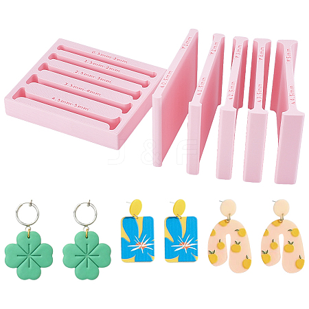 Plastic Polymer Clay Strip Extruder Tool for DIY Crafting Double Sided DIY-WH0308-929-1
