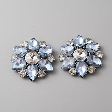 Alloy Rhinestone Shoe Decoration AJEW-WH0401-11A-1