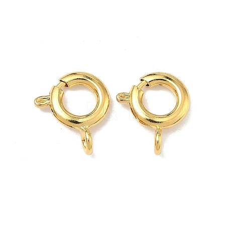 Brass Spring Ring Clasps KK-G557-01B-G-1