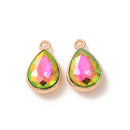 Electroplate Glass Pendants GL-CBA7A25-03F-1
