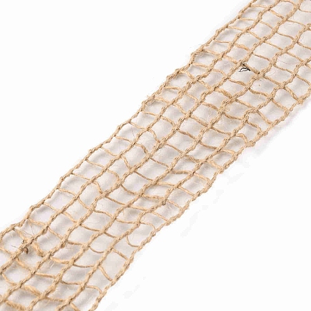 Braided Burlap Ribbon OCOR-WH0060-63-1