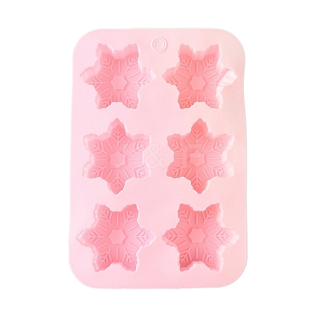 Snowflake Cake DIY Food Grade Silicone Mold DIY-K075-11-1