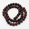 Natural Mahogany Obsidian Beads Strands G-D681-6mm-2