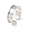 304 Stainless Steel Cuff Open Rings SA-CBACA70-01A-P-4