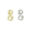 4Pcs 2 Colors Brass S-Hook Clasps KK-FS0001-75-3
