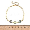 Abalone Shell/Paua Shell Beads Link Bracelets BJEW-JB13824-5