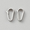 925 Sterling Silver Snap on Bails STER-WH0062-008P-01-1
