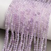 Natural Lavender Amethyst Beads Strands GG-CBA4399-A06-02-1
