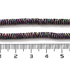 Electroplated Synthetic Non-magnetic Hematite Beads Strands G-H020-M01-19-4