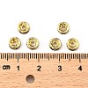 Brass Grade A Rhinestone Spacer Beads RSB036NF-10G-3