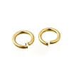Brass Open Jump Rings KK-B147-03B-G-3