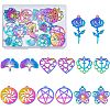 28Pcs 7 Style 304 Stainless Steel Pendants STAS-FH0001-71-1