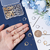 60Pcs 2 Color 304 Stainless Steel Leverback Earring Findings STAS-UN0057-76-4