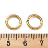 Ion Plating(IP) 304 Stainless Steel Open Jump Rings X-STAS-M081-02G-01-4