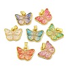 Transparent Resin Pendants KK-M290-06-1