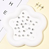 200Pcs Flat Round Acrylic Beads TACR-FS0001-53-7