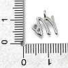 Brass Micro Pave Cubic Zirconia Pendants KK-B132-12P-M-3