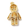 Rack Plating Brass Micro Pave Cubic Zirconia Pendants KK-R144-13G-3